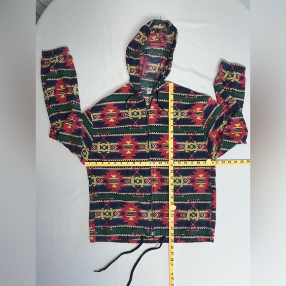 Vintage Southwestern Zip Up Hoodie - Picture 7 of 7